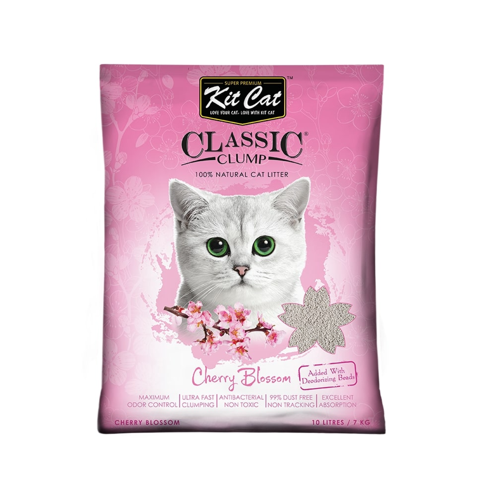 Kit Cat Classic Clump Cherry Blossom Cat Litter 10L
