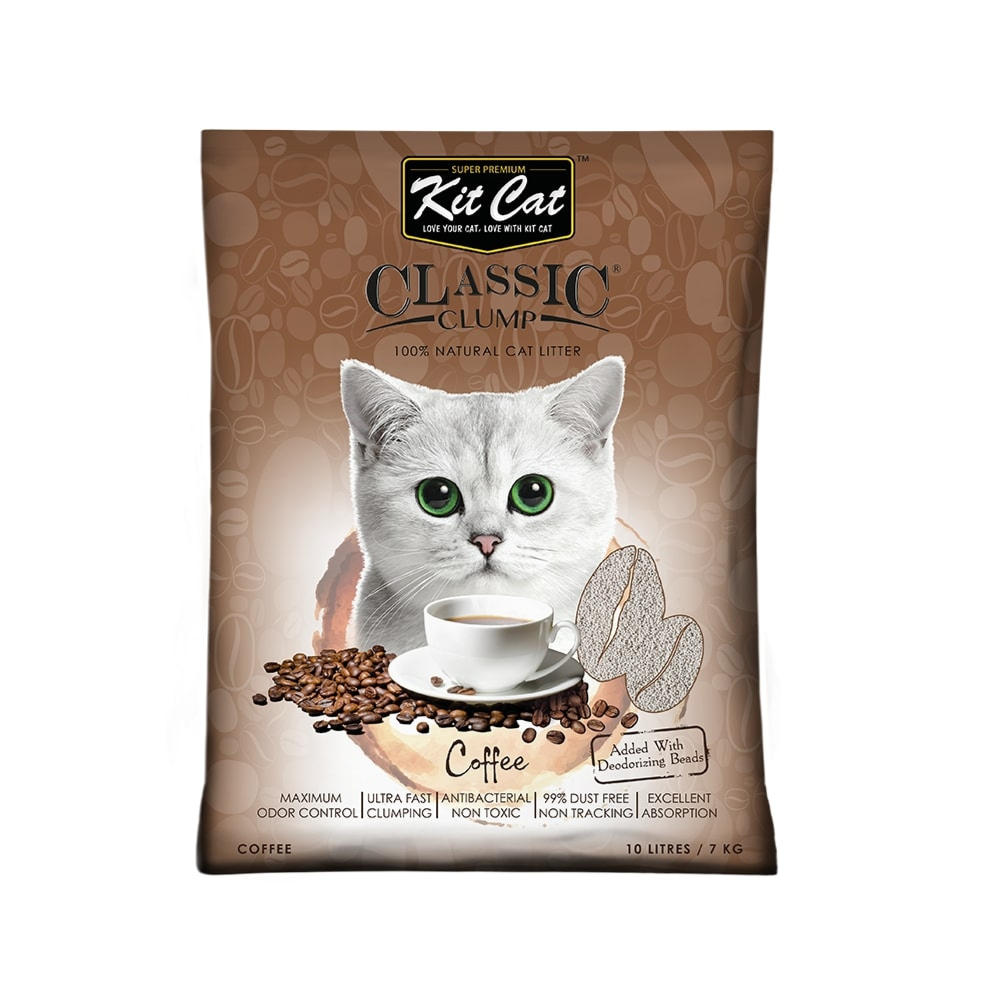 Kit Cat Classic Clump Coffee Cat Litter 10L