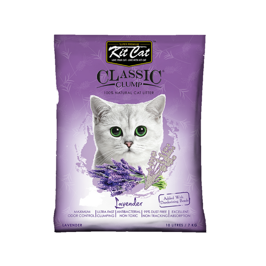 Kit Cat Classic Clump Lavender Cat Litter 10L