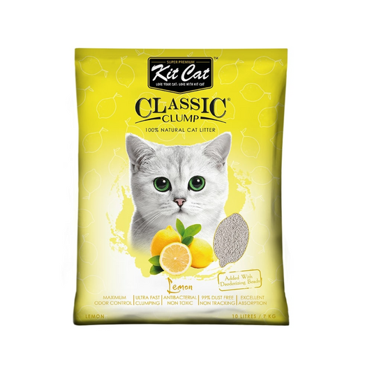 Kit Cat Classic Clump Lemon Cat Litter 10L