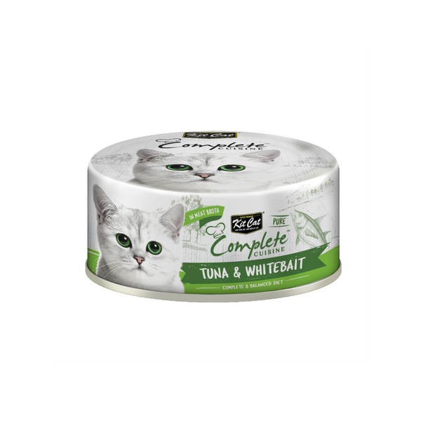Kit Cat Complete Cuisine -Tuna & Whitebait 70g  Can