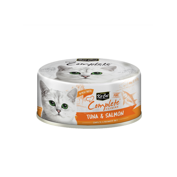 Kit Cat Complete Cuisine -tuna & Salmon 70g  Can
