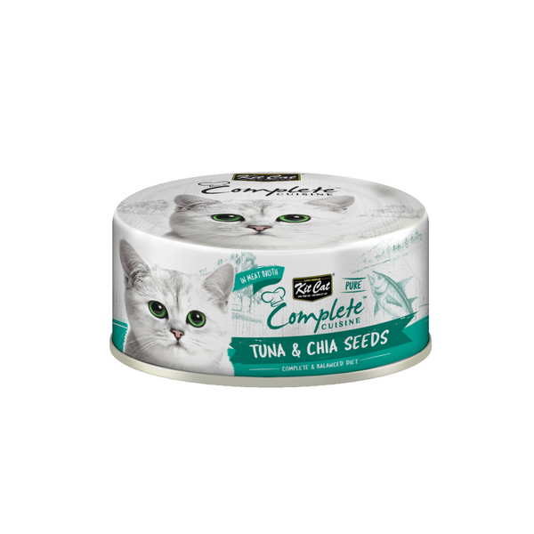Kit Cat Complete Cuisine – Tuna & Chia Seed 70g  Can