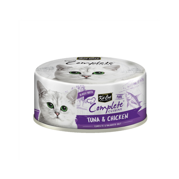 Kit Cat Complete Cuisine – Tuna & Chicken 70g  Can