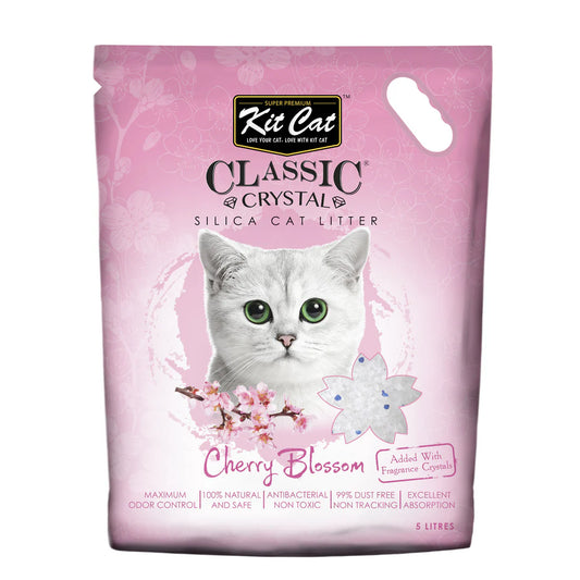 Kit Cat Crystal Cat Litter 5L (Cherry Blossom)