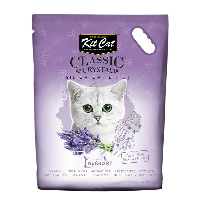 Kit Cat Crystal Cat Litter 5L (Lavender)