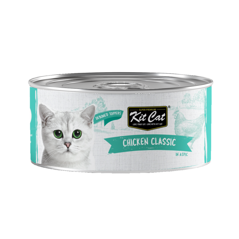 Kit Cat Deboned Chicken Classic 80g  Can