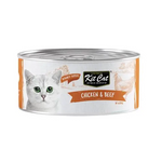 Kit Cat Deboned Toppers Cat Canned Food – Chicken & Beef Toppers 24x80g
