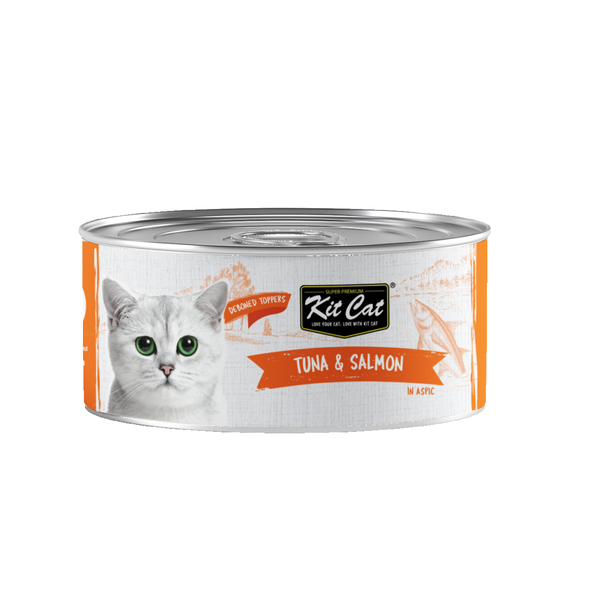 Kit Cat Deboned Tuna & Salmon Toppers 24 Can