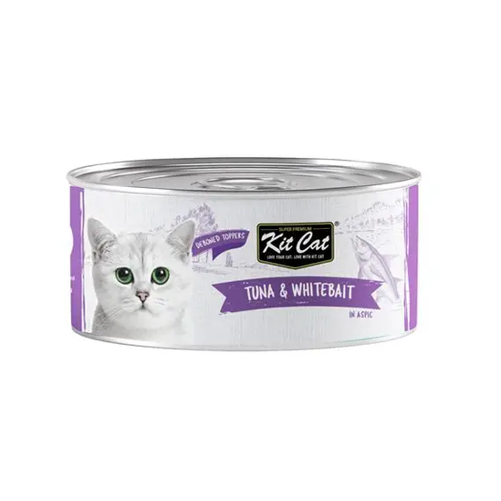 Kit Cat Deboned Tuna & Whitebait Toppers 24 Can