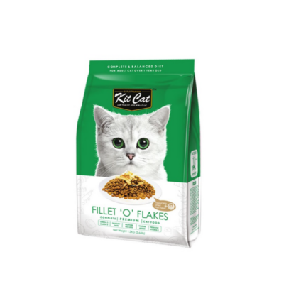 Kit Cat Fillet ‘O’ Flakes Dry Cat Food (Ideal for Picky Eaters) 5kg