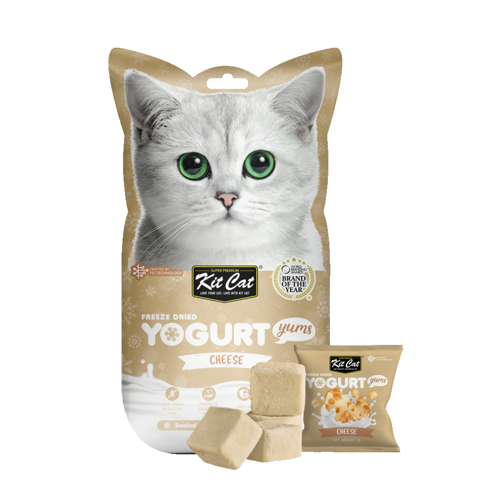 Kit Cat Freeze Dried Yogurt Yums (Cheese) 10G