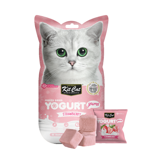 Kit Cat Freeze Dried Yogurt Yums (Strawberry) 10G