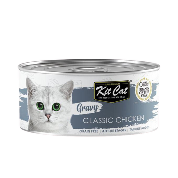 Kit Cat Gravy Canned Food (Classic Chicken) 70g Can