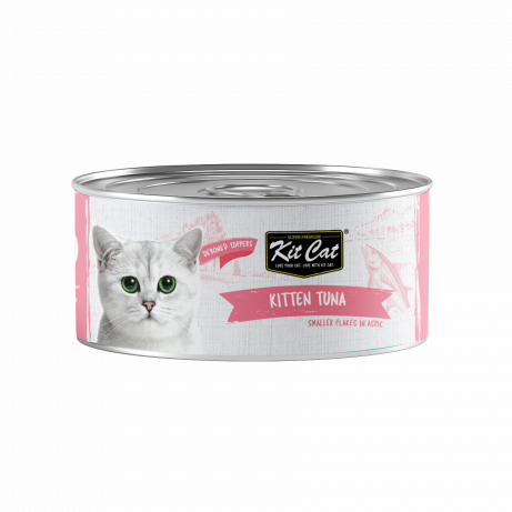 Kit Cat Kitten Tuna Flakes with aspic 80g Can