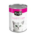 Kit Cat Pacific Sardine With Tender Chicken 24x400g