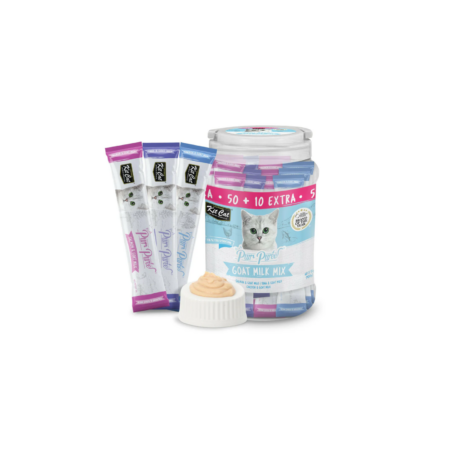 Kit Cat Purr Puree Goat Milk Mix 900g (60 sachets x 15g)