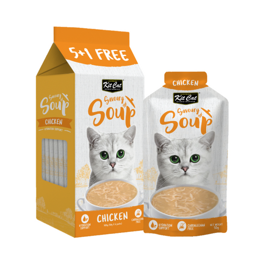 Kit Cat Savoury Soup Chicken 50g Pouch