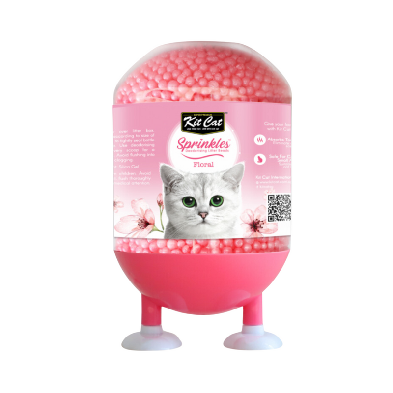 Kit Cat Sprinkles Deodorizing Beads 240g- Floral