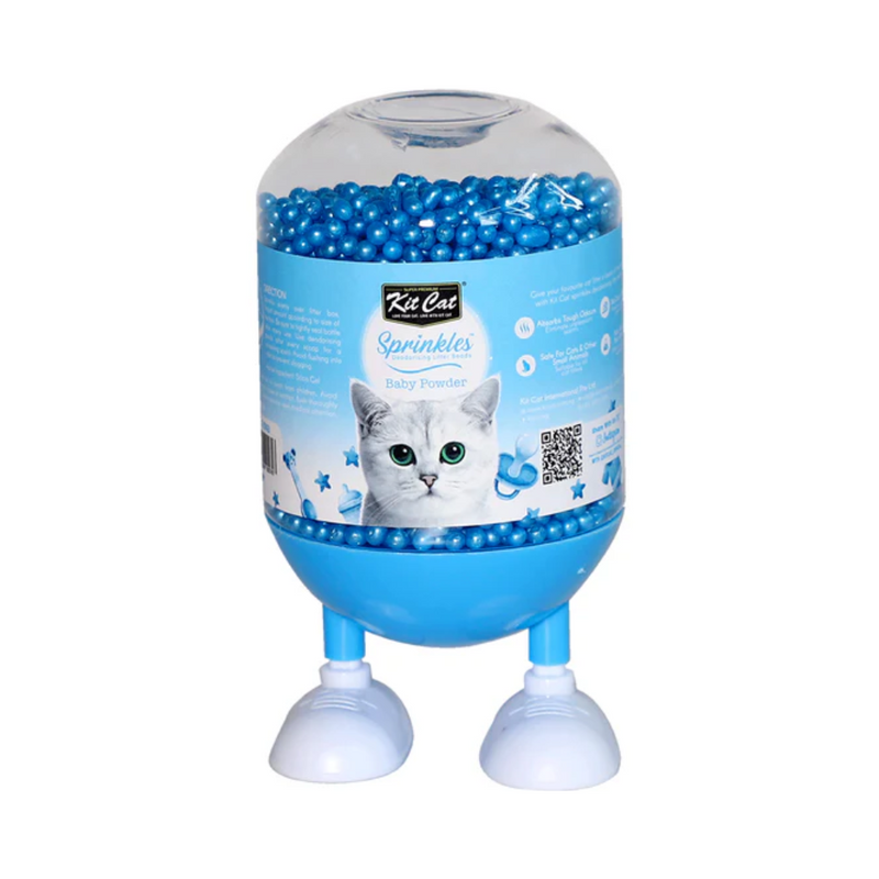 Kit Cat Sprinkles Deodorizing Beads 240g baby powder
