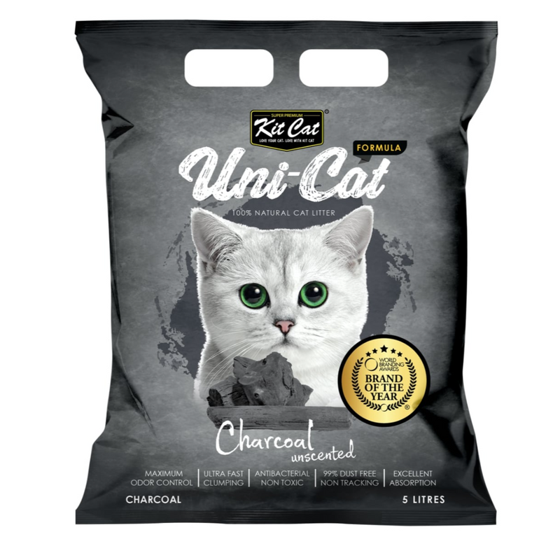 Kit Cat Uni-Cat Cat Litter Charcoal 5L