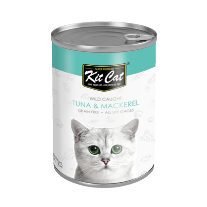 Kit Cat – Atlantic Tuna with Mackerel 24x400g