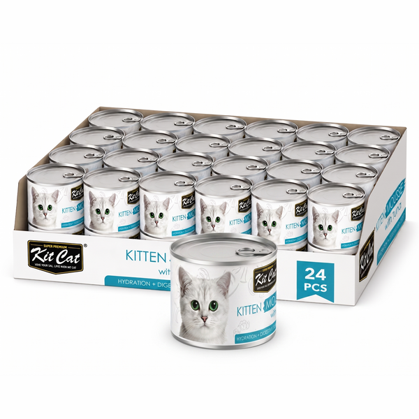 Kit Cat Kitten Tuna Mousse 24x80G.