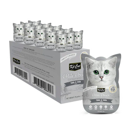 Kit Cat Petite Pouch Complete Food – Tuna & Saba 70gx24pcs
