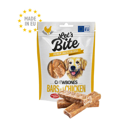 Let’s Bite Chewbones Chicken Bars Dog Treats – 175 g