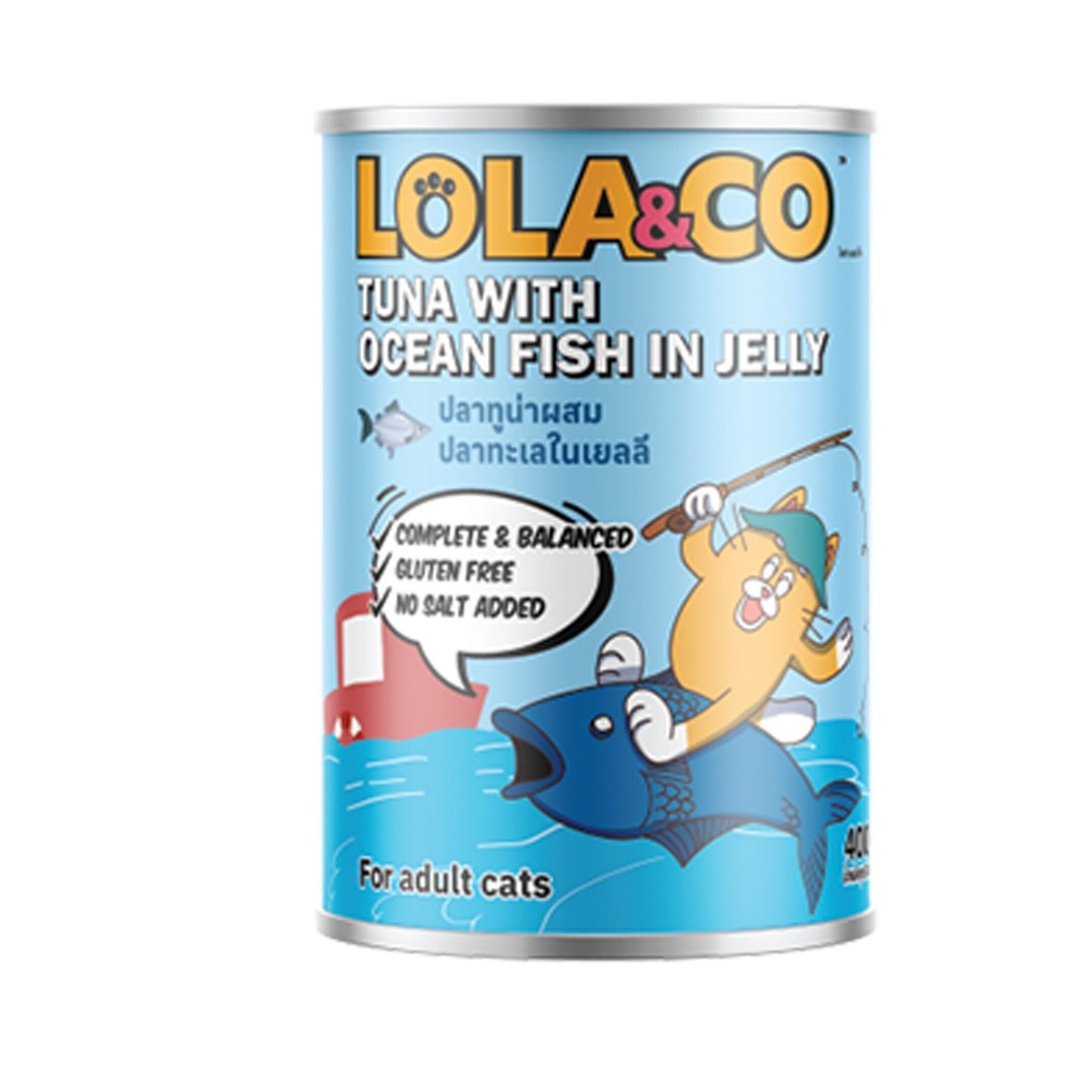 Lola & Co Tuna with Ocean Fish In Jelly Cat Wet Food 400g Can