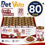 MIYYAW WET FOOD FOR ADULT CAT WITH BEEF Pate 400g x 20pcs