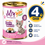 MIYYAW WET FOOD FOR KITTEN WITH CHICKEN Pate 400g  Can
