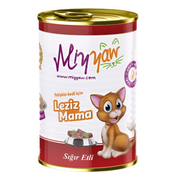 MIYYAW WET FOOD FOR ADULT CAT WITH BEEF Pate Can