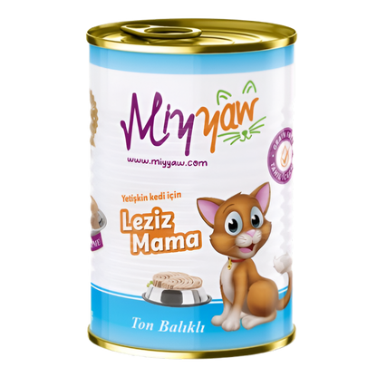MIYYAW WET FOOD FOR ADULT CAT WITH TUNA Pate 400g x 20pcs