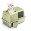 Cat Litter Box Stainless steel litter box + Cat Litter Box