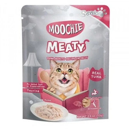 Moochie Tuna Bonito Recipe In Jelly Mince 70G. Pouch