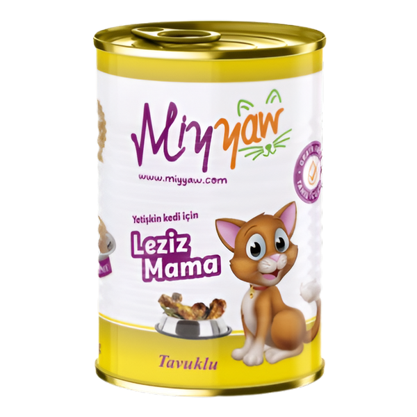 Miyyaw Chicken Pate Adult Cat Wet Food 400g  Can