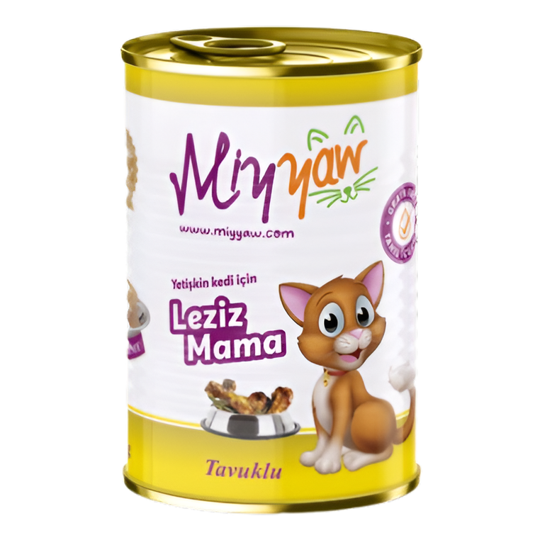 Miyyaw Chicken Pate Adult Cat Wet Food 400g  Can