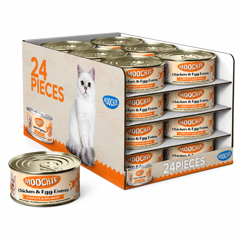 MOOCHIE CHICKEN & EGG ENTREE 24X85g