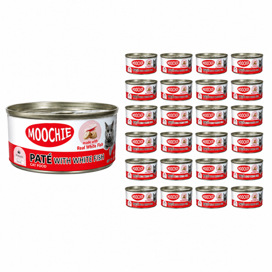 MOOCHIE LOAF WITH WHITE FISH 156gx24 CANS