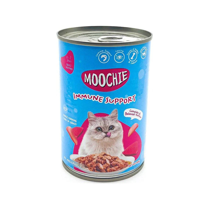 MOOCHIE MINCE TOPPING TUNA IN GRAVY 400 g CAN