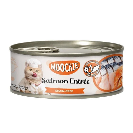 MOOCHIE CAT FOOD TUNA & SALMON ENTREE 156g — 156g