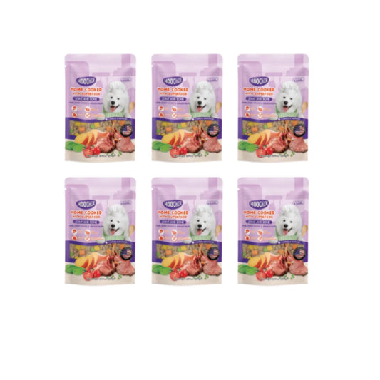 MOOCHIE HOMECOOK LAMB SWEET POTATO & SPINACH RECIPE 255ggX6 POUCHS
