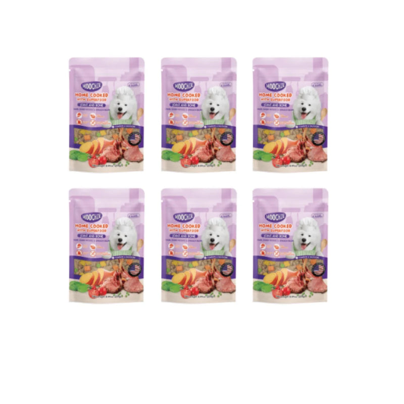 MOOCHIE HOMECOOK LAMB SWEET POTATO & SPINACH RECIPE 255ggX6 POUCHS