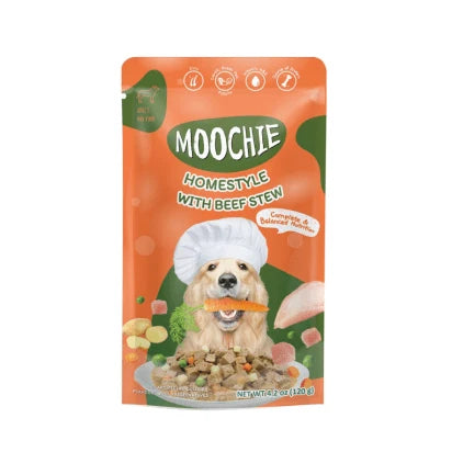 MOOCHIE HOMESTYLE WITH BEEF STEW 120g POUCH