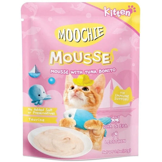 Moochie Kitten Mousse With Tuna Bonito  70G.  Pouch