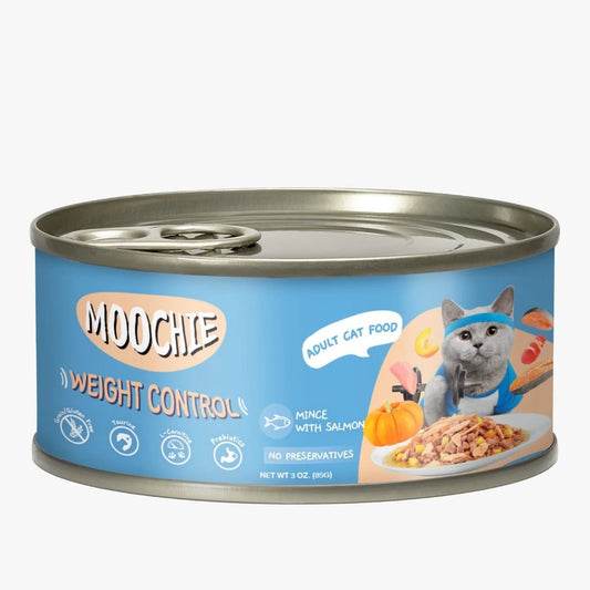 Moochie Mince  With Salmon  (Weight Control)  85G. Can