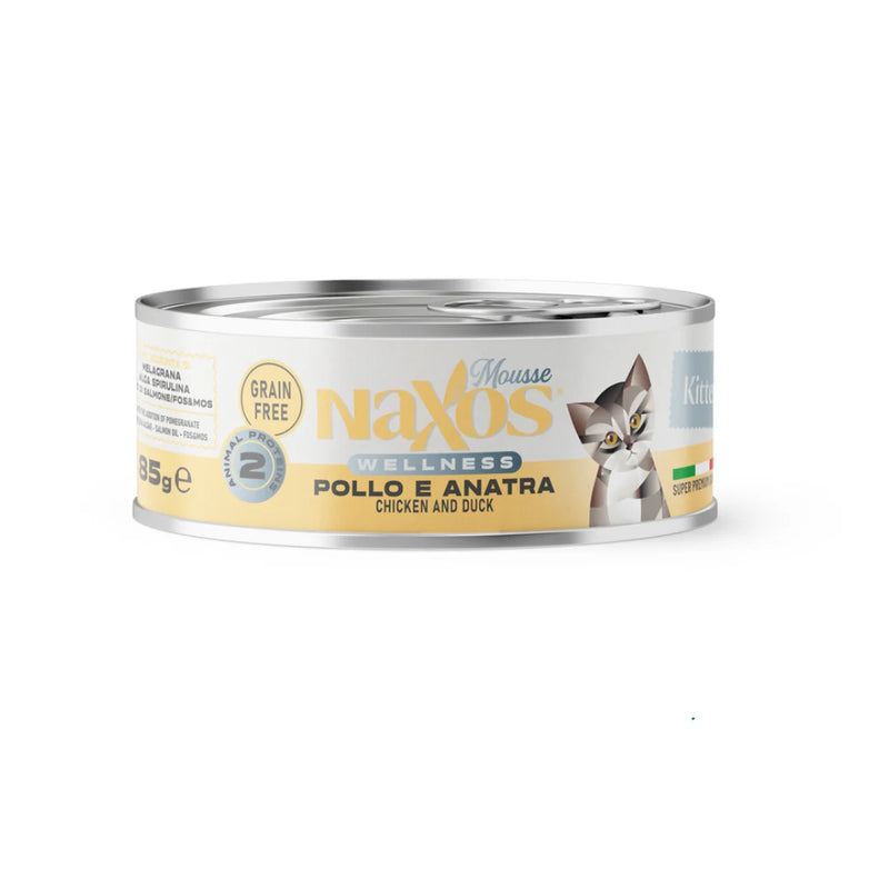 Naxos CAT Kitten Mousse CHICKEN & DUCK Gr 85