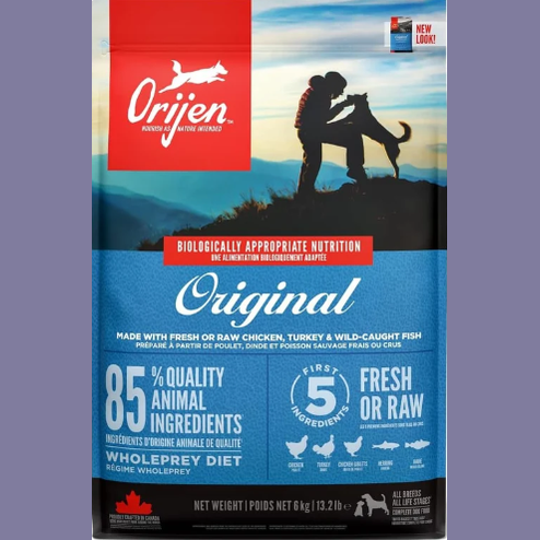 ORIJEN Original Dry Dog Food – 6 kg | All Breeds