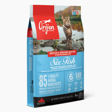 ORIJEN Six Fish Cat Dry Food – 1.8 kg